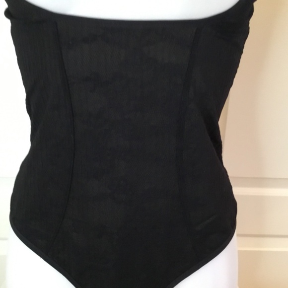 Women’s Open Bust Tummy Control Thong Bodysuit Fajas Shapewear - Picture 7 of 11